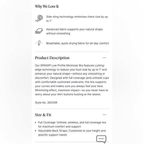 Spanx Minimizer Underwire Bra - Picture 4 of 9